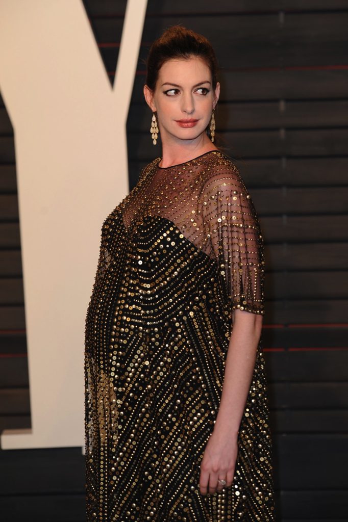 Anne Hathaway in Naeem Khan