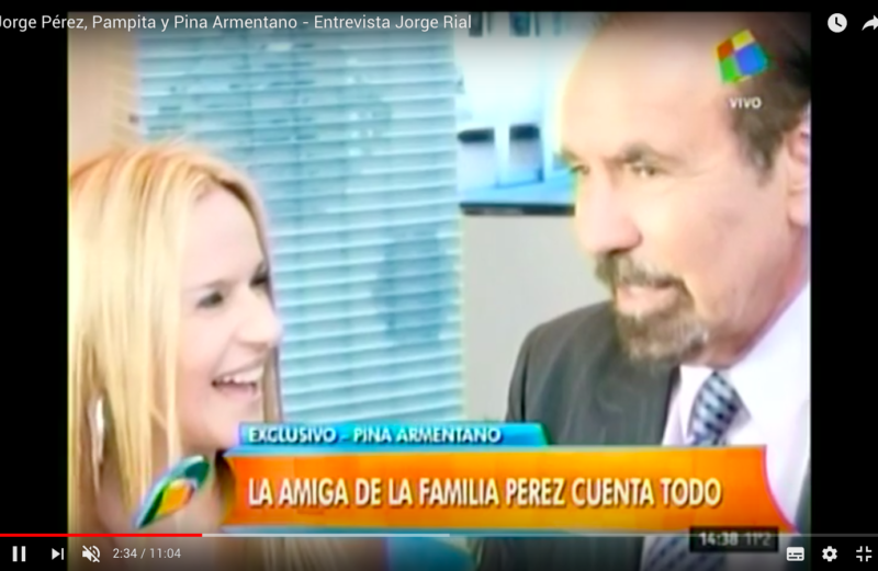 Jorge Pérez, Pampita y Pina Armentano – Entrevista Jorge Rial