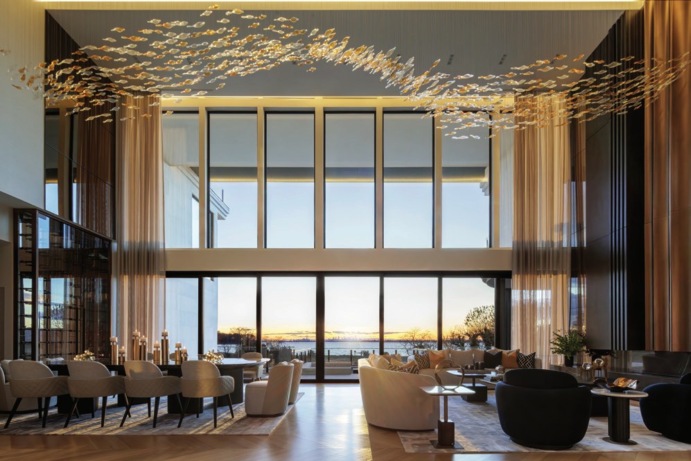 Luxury living room designed by Adriana Hoyos