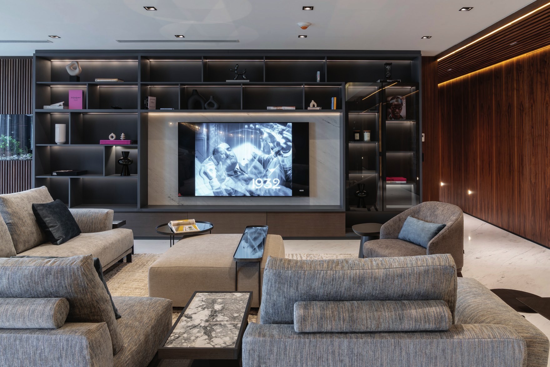 Media room by Concepto Taller de Arquitectura