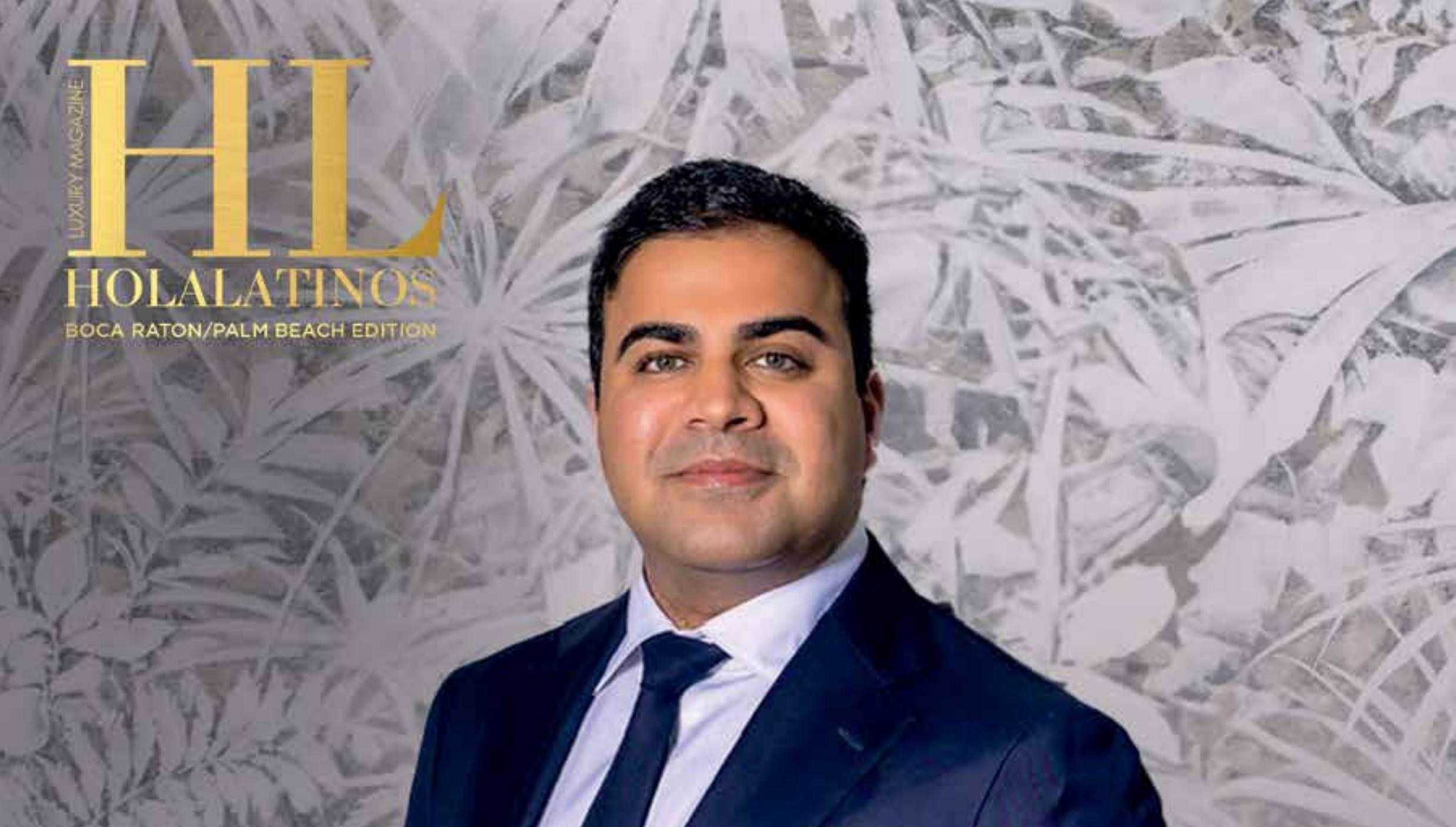 Dr. Karan Chopra, featured in Hola Latinos Magazine