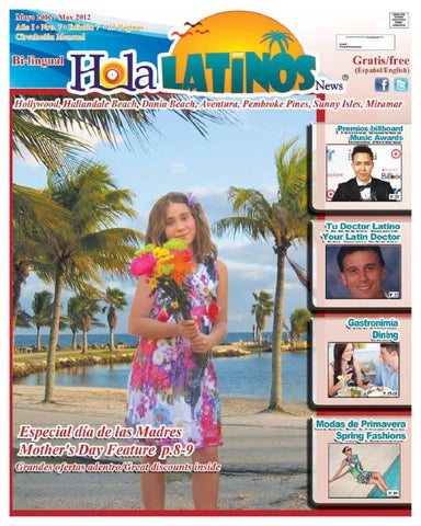 Hola Latinos News May edition magazine cover