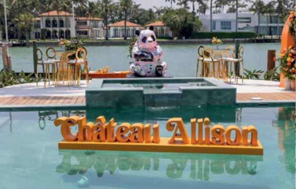 The pool at Chateau Allison, Miami Beach