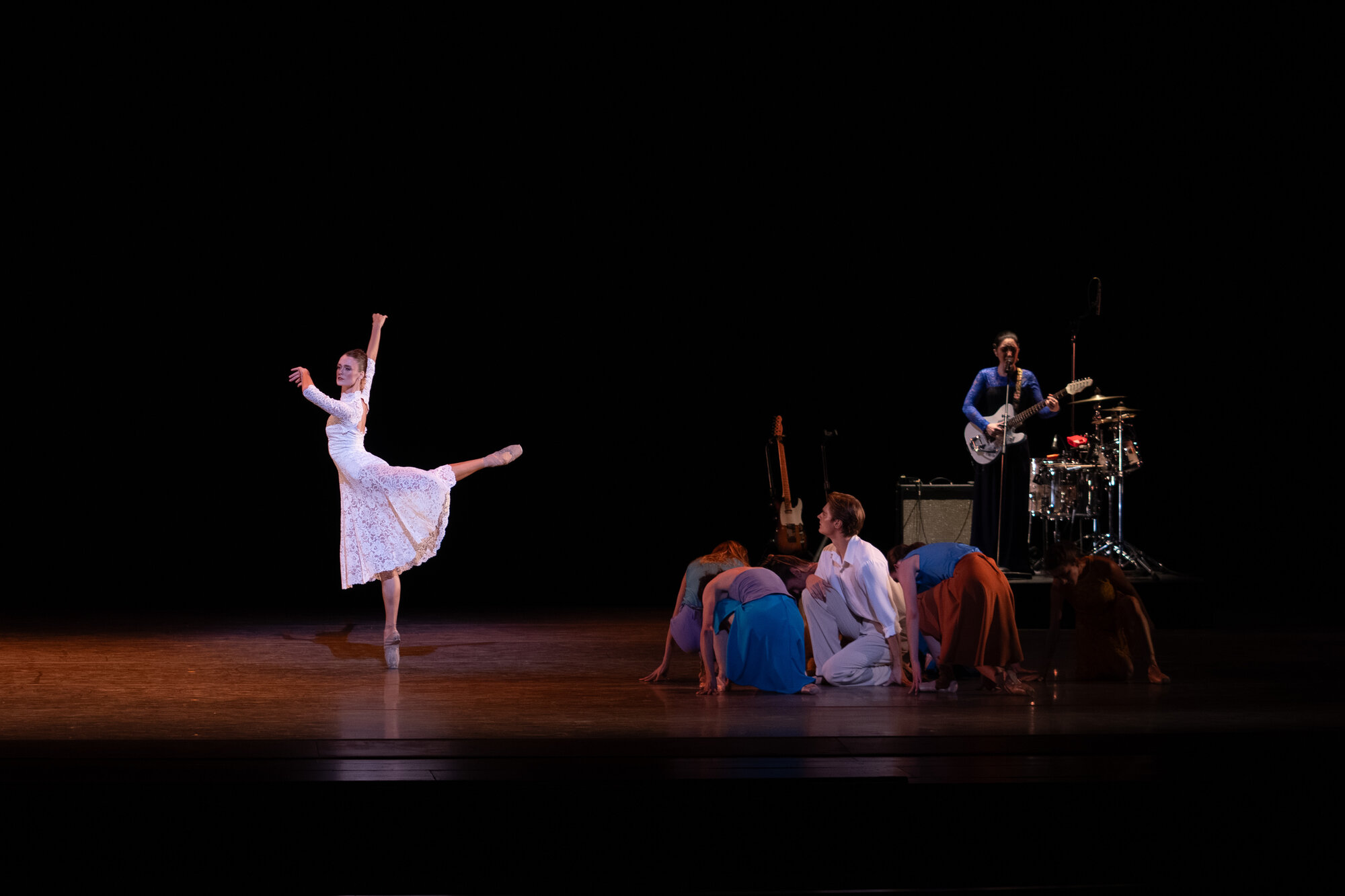 Hannah Fischer and MCB Dancers with Emily Estefan in Push the Buttons of the Civilized