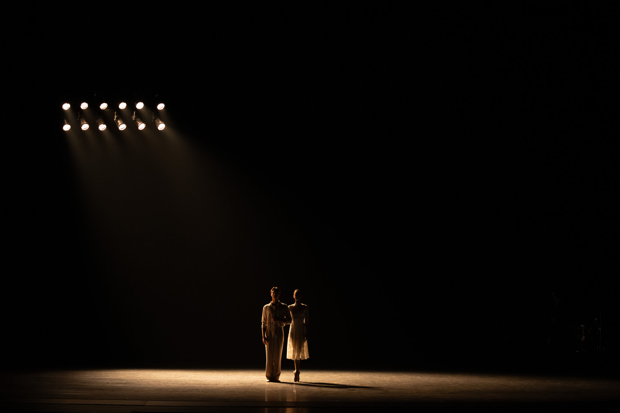Cameron Catazaro and Hannah Fischer in Push the Buttons of the Civilized