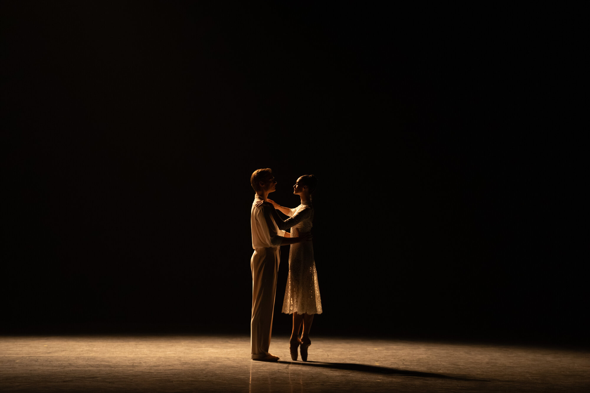 Cameron Catazaro and Hannah Fischer in Push the Buttons of the Civilized