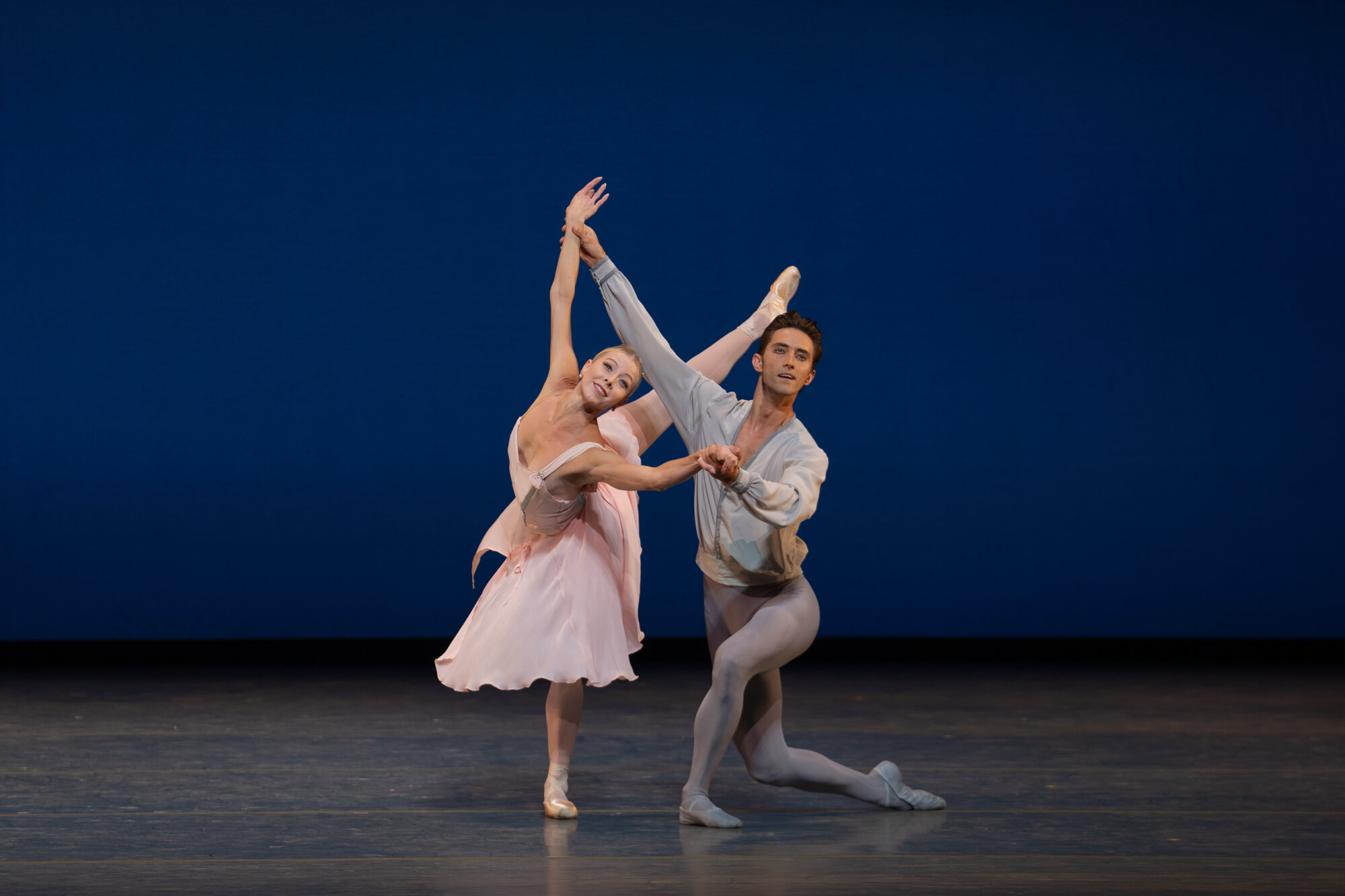 Dawn Atkins and Stanislav Olshanskyi in Allegro Brillante © George Balanchine Trust