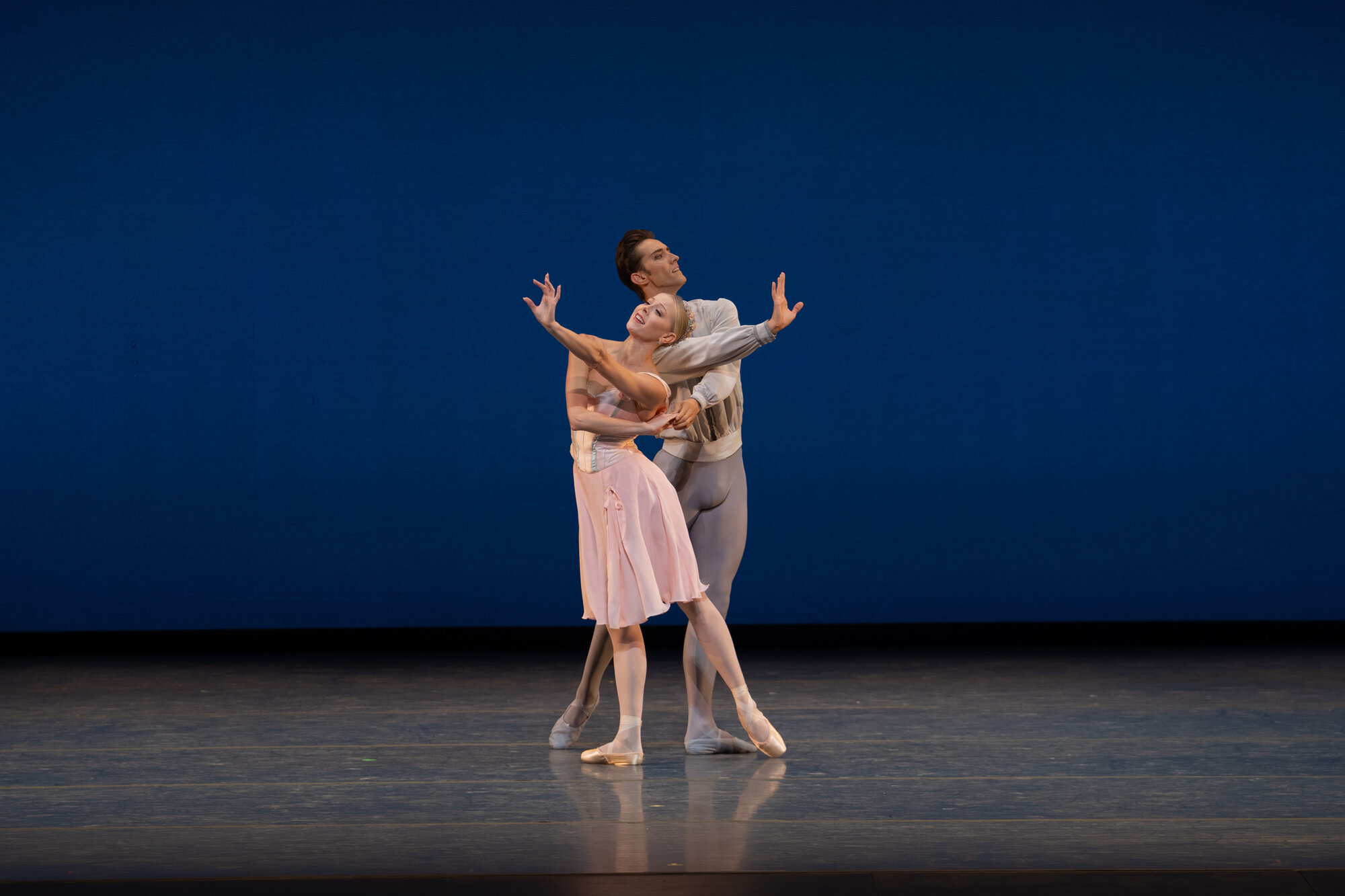 Dawn Atkins and Stanislav Olshanskyi in Allegro Brillante © George Balanchine Trust