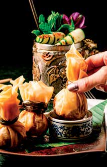 Dumplings with Asian-Cuban flavors at Calle Dragones Miami