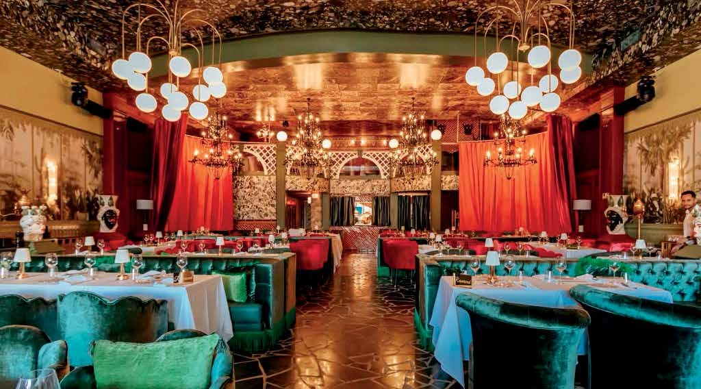 Dining room at Calle Dragones Miami in Little Havana