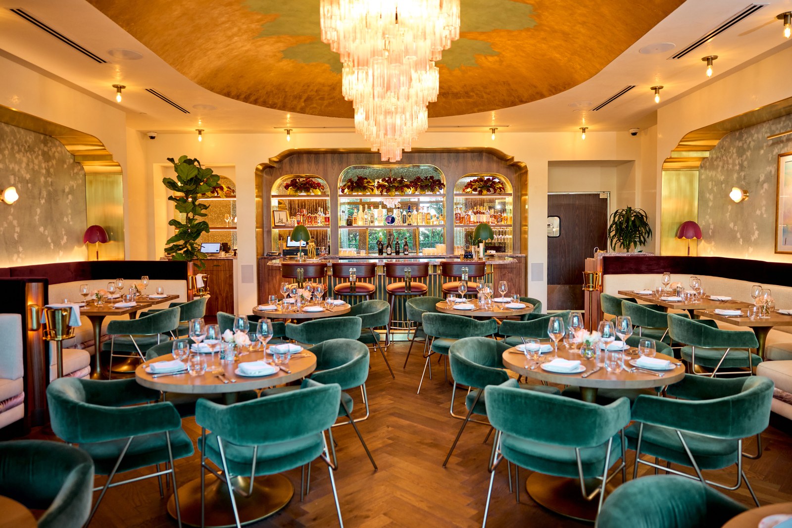 Interior dining room at Rose Café & Restaurant