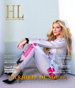 Marjorie de Sousa engalana la portada de la revista HL, rebosando elegancia y encanto.